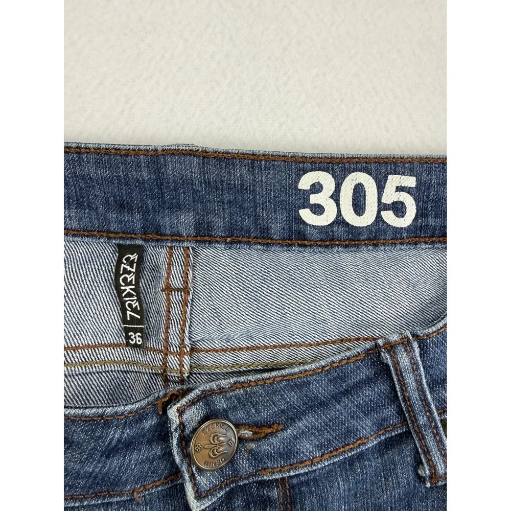 Ezekiel Jeans Mens 36 Straight Leg Medium Wash Blue Premium Denim 305